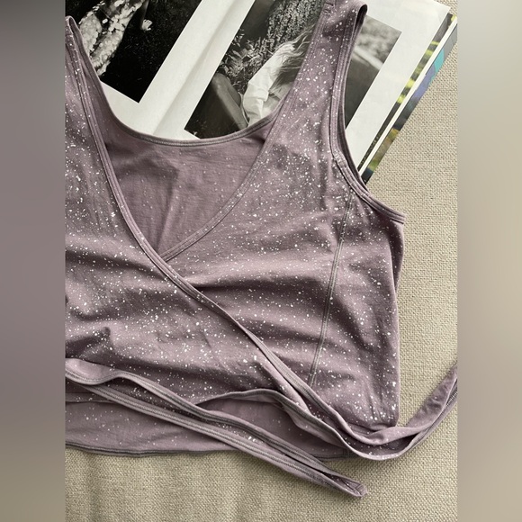 Lululemon Its A Tie Tank In Splatter Dye Dusty Dawn Size 6 - Picture 6 of 11